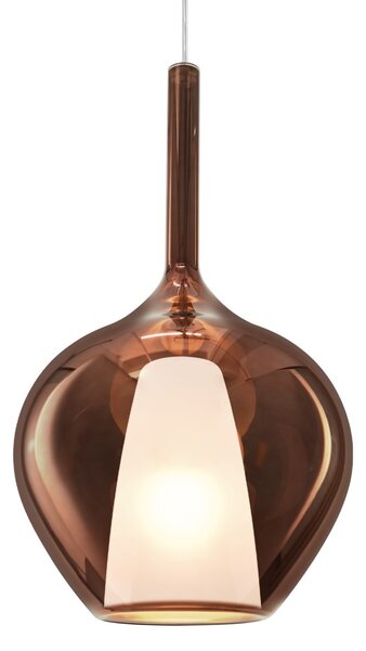 Ideal lux 359540 závesné stropné svietidlo KALIQUE E27 | sťahovacie | na lanku | meď