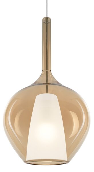 Ideal lux 359526 závesné stropné svietidlo KALIQUE E27 | sťahovacie | na lanku | hnedá