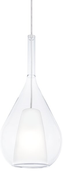 Ideal lux 360072 závesné stropné svietidlo KALIQUE E27 | sťahovacie | na lanku | biela