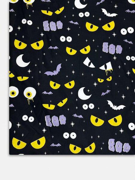 Sinsay - Súprava posteľnej bielizne s halloweenskym motívom - čierna
