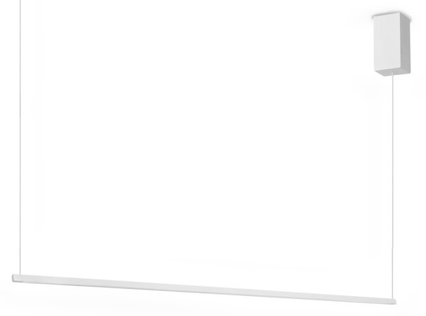 Ideal lux 367064 LED závesné stropné svietidlo ESSENCE | 19W integrovaný LED zdroj | 1650lm | 3000K | sťahovacie | na lanku | biela