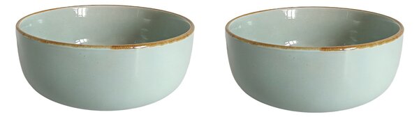 Sinsay - Bodkované misky s okrajom 2 pack - bledozelená