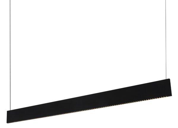 Ideal lux 368771 LED závesné stropné svietidlo STEEL | 24W integrovaný LED zdroj | 1120lm | 3000K | sťahovacie | na lanku | čierna