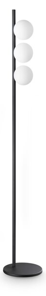 Ideal lux 369327 stojacia lampa BINOMIO G9 | vypínač | čierna