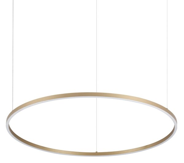 Ideal lux 370514 LED závesné stropné svietidlo ORACLE | 53W integrovaný LED zdroj | 2770lm | 3000K | sťahovacie | na lanku | bronz