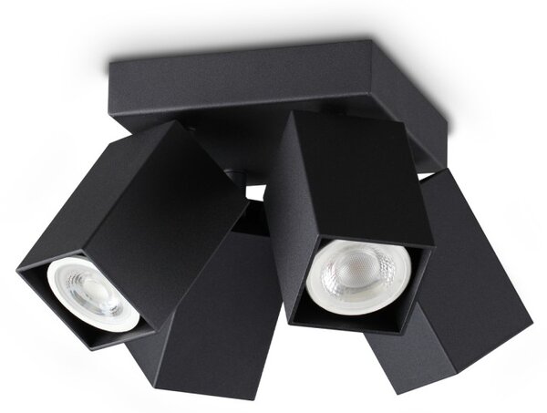 Ideal lux 371313 bodové stropné svietidlo DYNAMITE GU10 | čierna