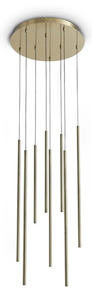 Ideal lux 371184 LED závesné stropné svietidlo LOOK | 16W integrovaný LED zdroj | 1150lm | 3000K | sťahovacie | na lanku | bronz