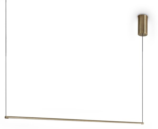 Ideal lux 371795 LED závesné stropné svietidlo ESSENCE | 19W integrovaný LED zdroj | 1410lm | 3000K | sťahovacie | na lanku | bronz