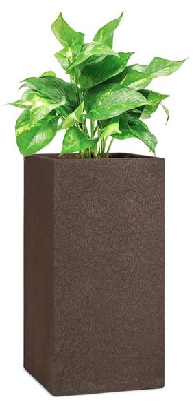 Blumfeldt Solid Grow Rust, kvetináč, 40 x 80 x 40 cm, fibreclay, hrdzavá farba