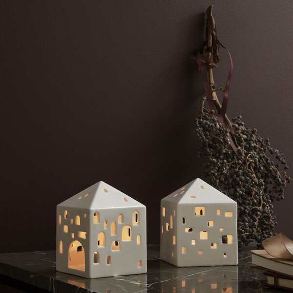 Lampáš domček Urbania Town House 12,5 cm