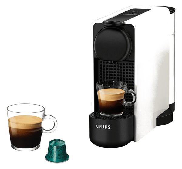 Kapsulový kávovar Krups Nespresso Essenza Mini XN110110 biely