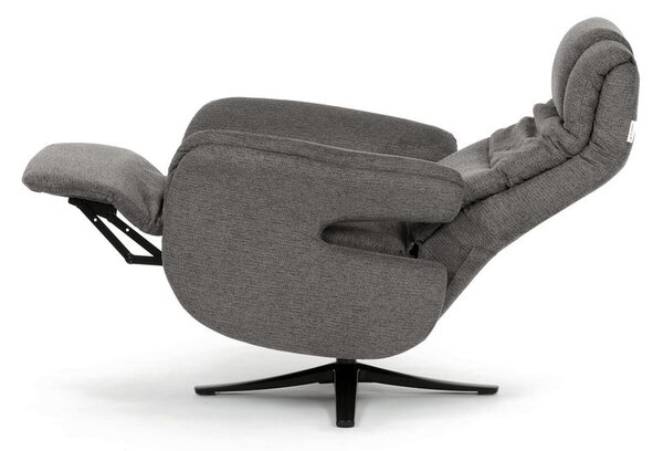 TV-C5590 GREY2, Polohovacie elektrické kreslo, sivá látka, Zero Gravity