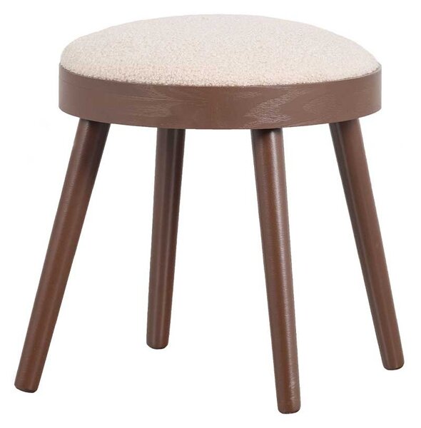 Béžová Drevená stolička Laurie 38 × 38 × 38 cm WOOOD