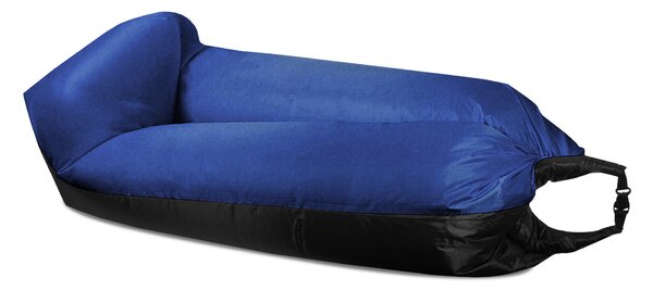 Aga Nafukovací vak LAZY BAG 230x70 cm Čierny/Červený