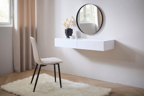 KONZOLOVÝ STOLÍK, biela, 110/40/16 cm Hom`in - Stolíky do obývačky