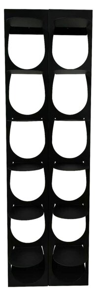 REGÁL NA TOPÁNKY, čierna, 30/100/30 cm Carryhome - Online Only drobný nábytok, Online Only