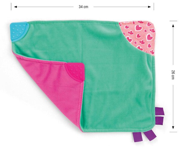 Plyšová deka Blanky 14325 ružová