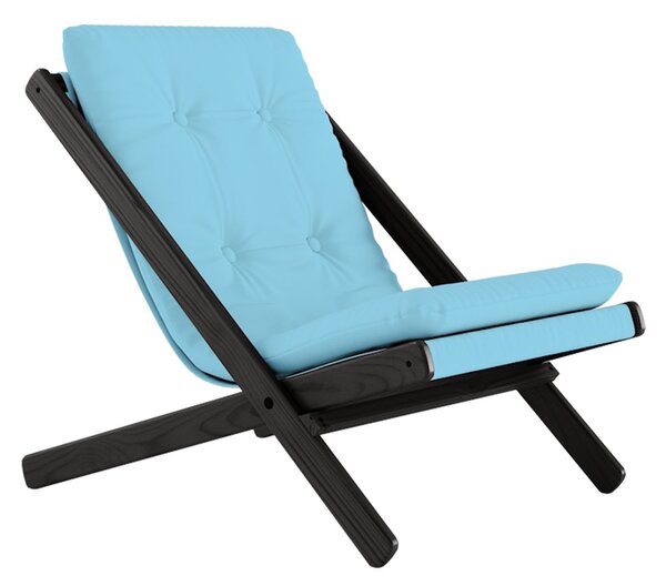 Modré Skladacie kreslo Boogie – /Light Blue 75 × 65 × 88 cm KARUP DESIGN