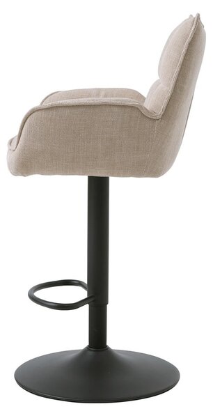 Krémové barové stoličky s nastaviteľnou výškou v súprave 2 ks Marilla – Unique Furniture