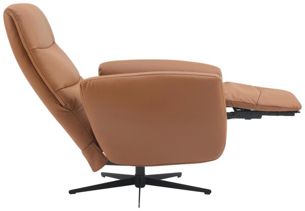 RELAXAČNÉ KRESLO, textil, koža, hnedá Livetastic - Online Only obývacie izby, Online Only