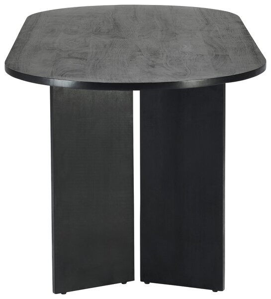 JEDÁLENSKÝ STÔL, akácia, čierna, 200/90/76 cm MID.YOU - Online Only jedálne, Online Only