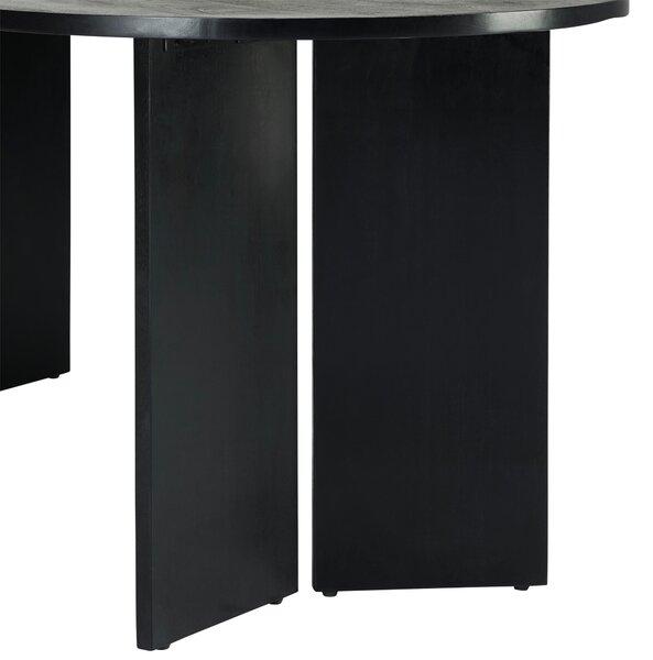 JEDÁLENSKÝ STÔL, akácia, čierna, 200/90/76 cm MID.YOU - Online Only jedálne, Online Only