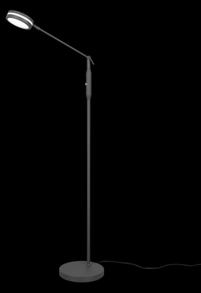Trio 426510142 LED stojace svietidlo Franklin 1x6,5W | 650lm | 2700+3200+4000K - pamäťová funkcia, nastaviteľná teplota osvetlenia, stmievateľné, antracit