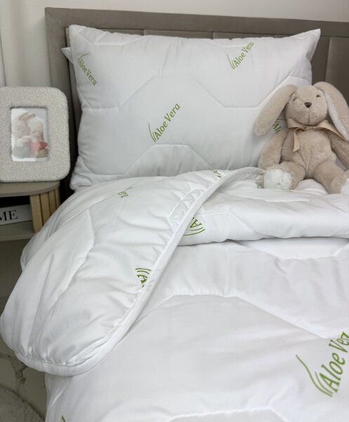 INTERMEDIC SK Letný detský paplón Aloe Vera Green – 90x120 / 90x130 / 100x135 cm Veľkosť: 90x130 cm