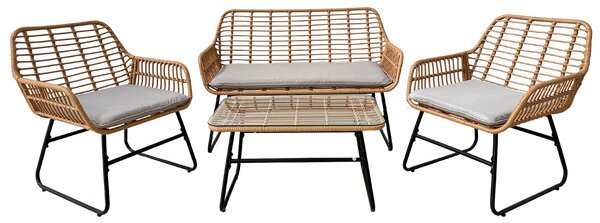 Set záhradného nábytku LORANO hnedý ABI3422