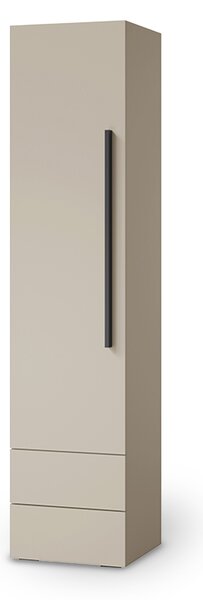 Jednodverová šatníková skriňa Lorin 45x195x40 - béžová