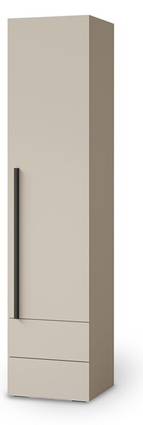 Jednodverová šatníková skriňa Lorin 45x195x40 - béžová