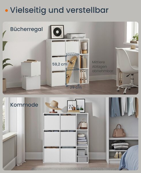 PRÍSTAVNÝ REGÁL, biela, 83/91,8/27 cm Boxxx - Online Only drobný nábytok, Online Only