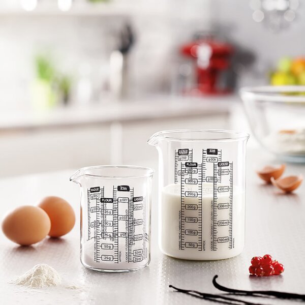 Pyrex Sada sklenených odmeriek 2 ks, 0,25 l + 0,5 l