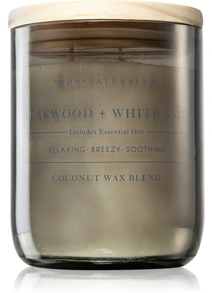 DW Home Naturals Teakwood & White Sage vonná sviečka 501 g