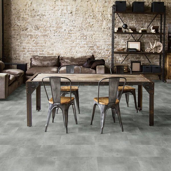 Vinylová podlaha Stone Beton (m²) sivá Venda - Podlahové krytiny