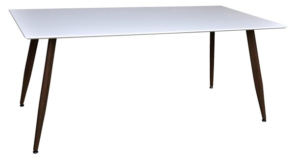 Polar jedálenský stôl 180x90 cm (biela/čierna)