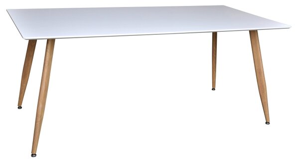 Polar jedálenský stôl 180x90 cm (biela/natur)