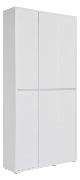 SKRINKA NA TOPÁNKY, biela, 100/210/34 cm Xora - Skrine, regály & police na topánky