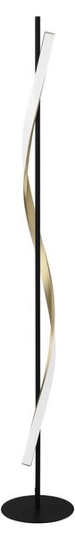 Eglo 902138 - LED stmievateľná stojacia lampa CONAPRATO LED/20W/230V čierna/zlatá