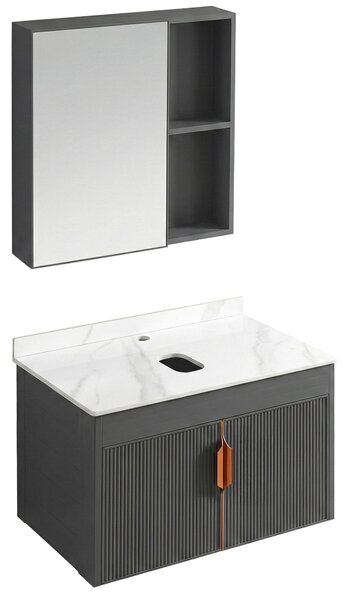 Kúpeľňový nábytkový set s doskou Marti 60cm Grey