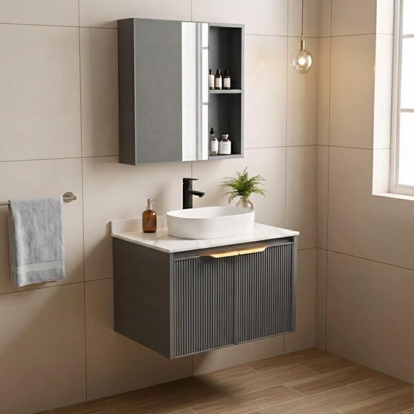 Kúpeľňový nábytkový set s doskou Marti 60cm Grey