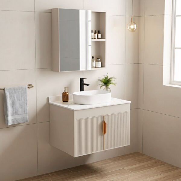 Kúpeľňový nábytkový set s doskou Modo 60cm Beige