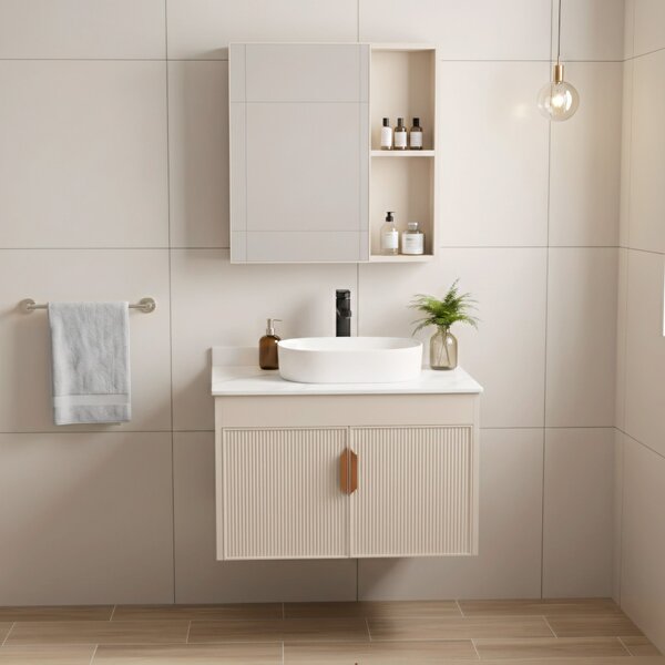 Kúpeľňový nábytkový set s doskou Modo 60cm Beige