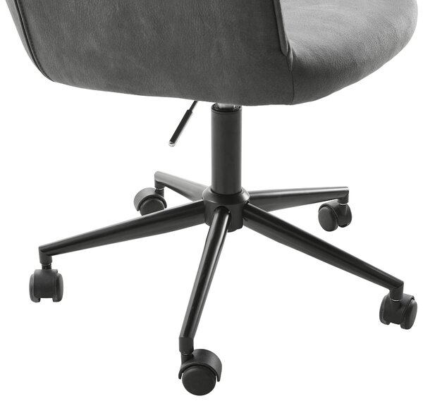 OTOČNÁ STOLIČKA, sivá, čierna Xora - Kancelárske stoličky
