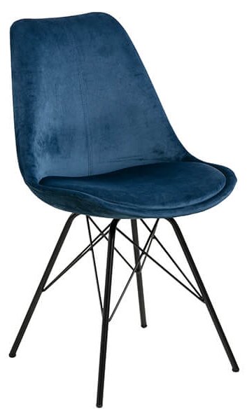 Eris jedálenská stolička modrá