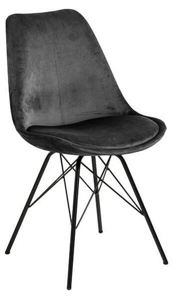 Eris jedálenská stolička tmavo sivá