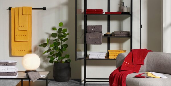 UTERÁK PRE HOSTÍ, 30/50 cm, antracitová Esposa - Kúpeľňový textil