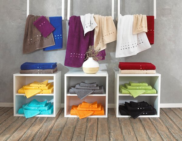 UTERÁK PRE HOSTÍ, 30/50 cm, antracitová Esposa - Kúpeľňový textil