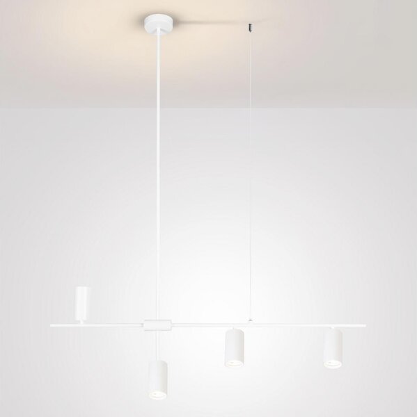 Brilagi - Závesné svietidlo CRANE na lanku 4xGU10/30W/230V biele