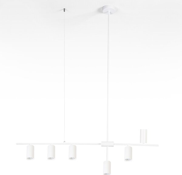Brilagi - Závesný luster na lanku CRANE 6xGU10/30W/230V biela